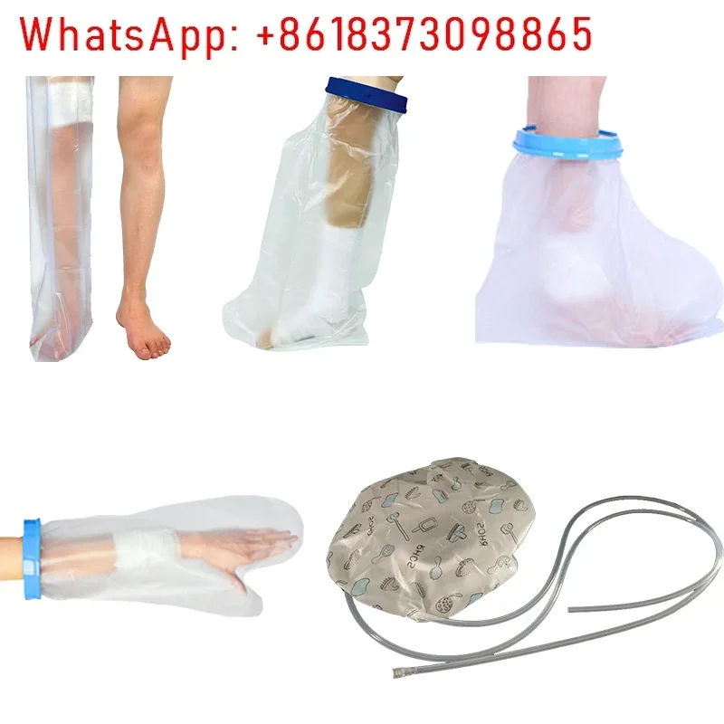 Reusable Soft Silicone Ozone Limb Bag In Leg Foot And Wrist Sleeve Arm Type With Luer Tube