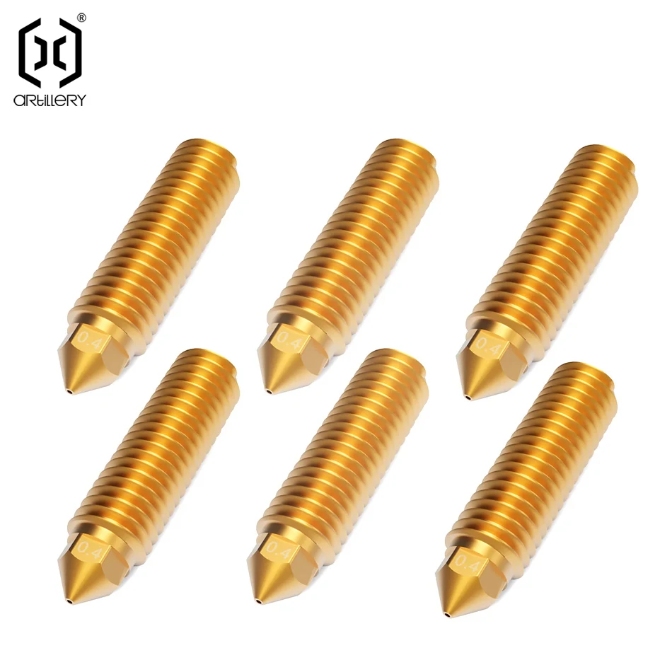 Brass Nozzle Kit Installation Tools Wrench Socket 0.4mm*10pcs SW-X3/X4 Plus/Pro Artillery 3d Printer Replacement Original