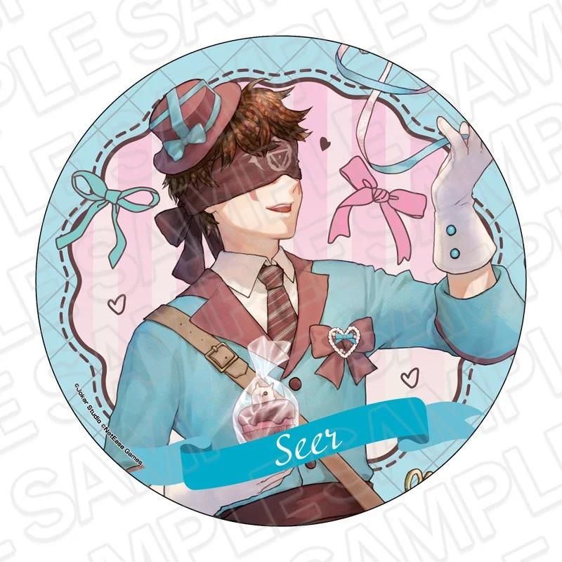 Anime Identity V Game Figure Lucky Guy Reznik Emma Woods Helena Adams 6cm Acrylic Pendant Keychains Bag Charm view 5