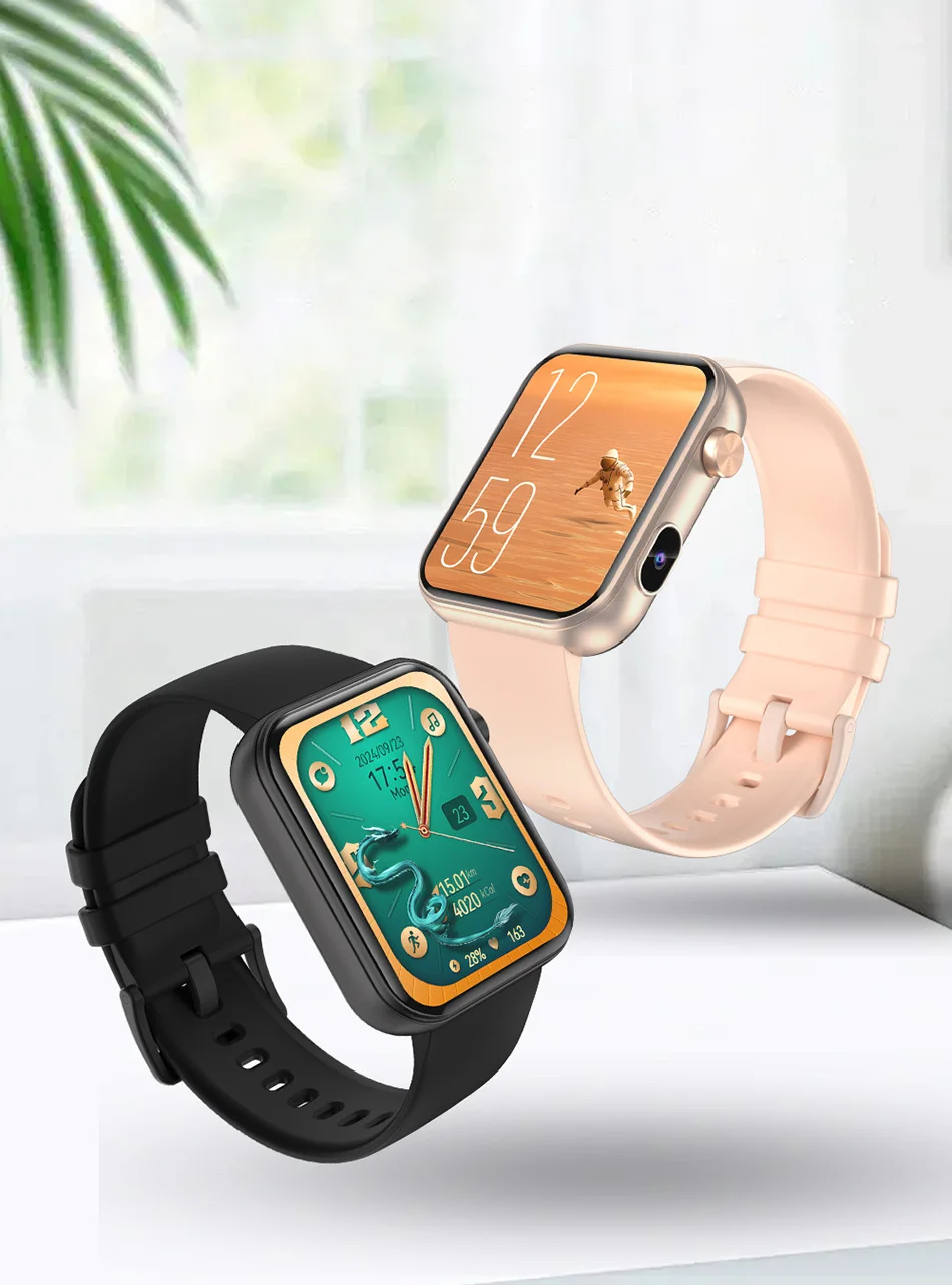 2025 nuevo reloj inteligente hombres mujeres cámara tomar fotos grabar vídeo Monitor de salud deportes Fitness impermeab