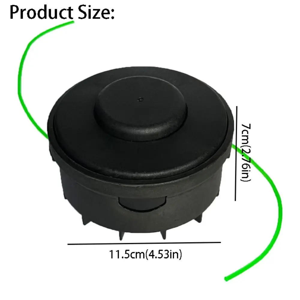 Lightweight Design Trimmer Head Heavy Duty Robust Construction Mower Head Easy Installation Nylon/Metal Brush Cutter Attachment