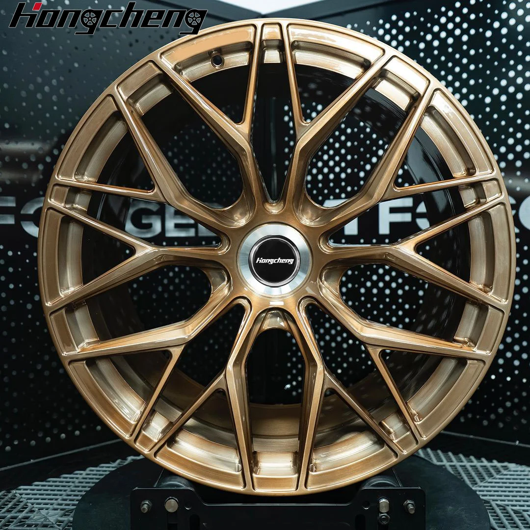 New style 17 18 19 20 21 22 24 Inch Bright Finish 5x114.3/112/130/120 6x139.7 Custom Forged Wheels For Tesla For Benz For BMW Fo