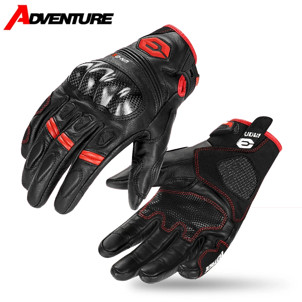 

Мужские мотоциклетные перчатки, износостойкие противоскользящие и противоскользящие перчатки для шоссейных гонок, зимние теплые и ветрозащитные перчатки для езды по бездорожью