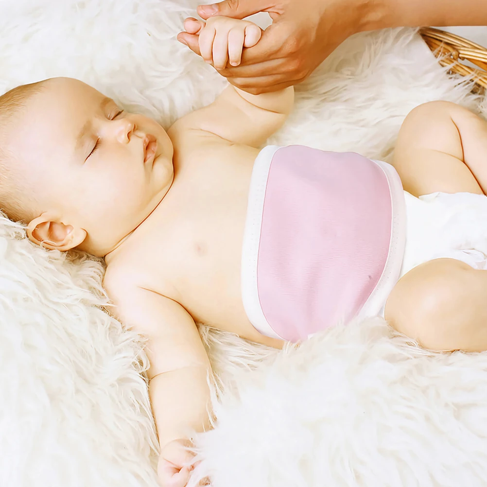 

6pcs Baby Belly Band Cotton Navel Belt Newborn Infant Pure Cotton Button Band Soft Comfortable Useful Keep Warm Avoid Cold