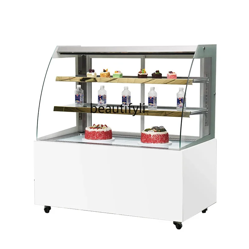 

Q Commercial refrigerated display cabinet Air-cooled cake cabinet Desktop small fresh-keeping cabinet