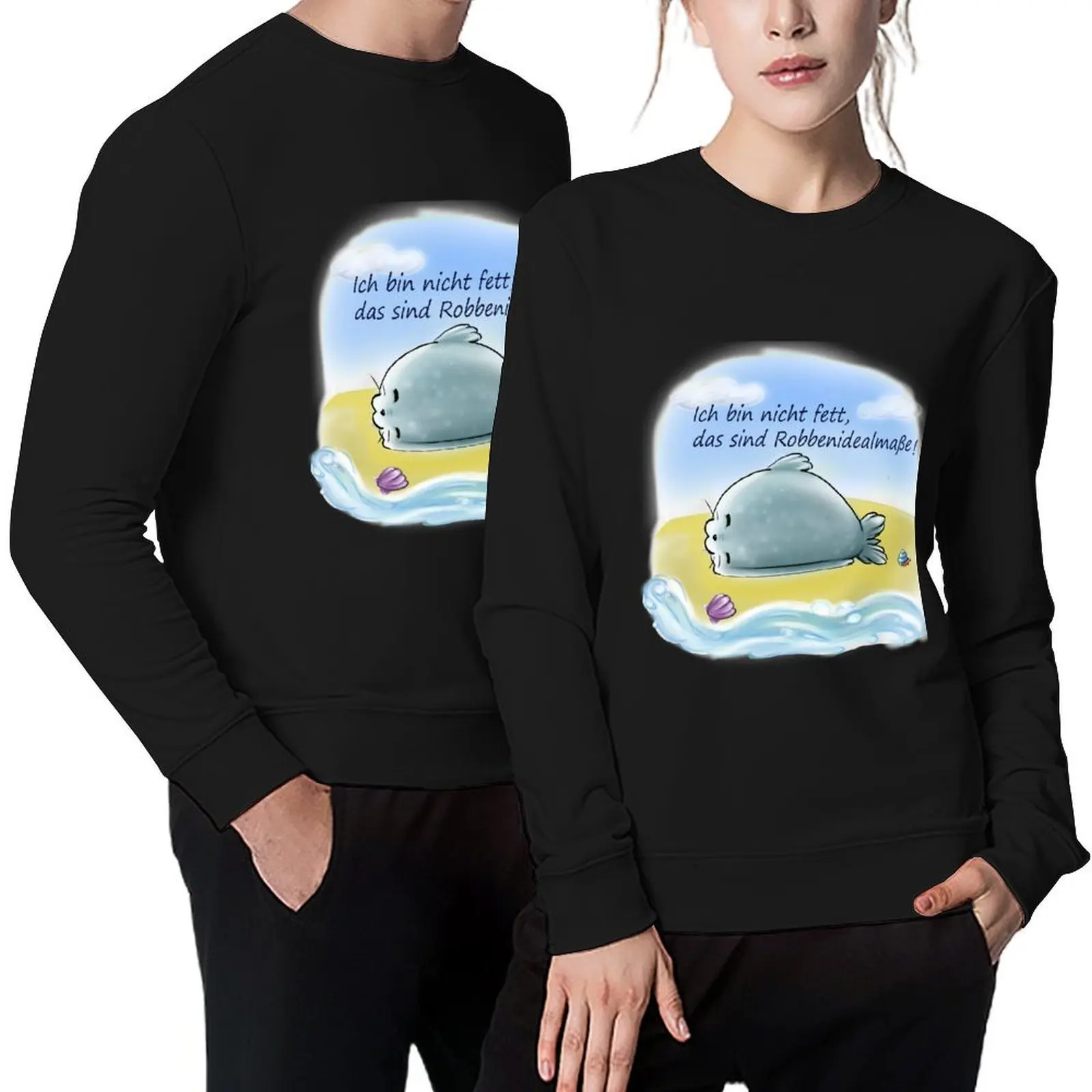 

Seal ideal dimensions Pullover korean autumn clothes mens designer clothes autumn new products men clothes oversize sweatshirt