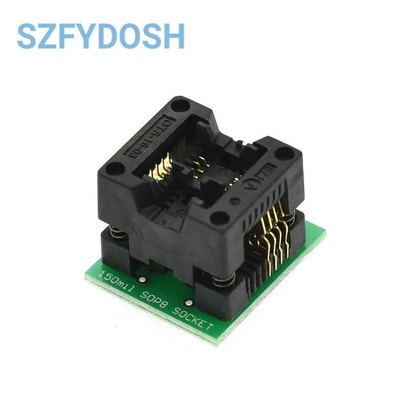 SOP8 auf DIP8 150mil Programmierer SOP8 Adapter Sockel SOP8(16)-1,27 für EZP2010 EZP2013 CH341A IC test