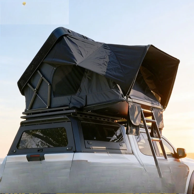 Top car tent with quick-opening hard shell windproof and waterproof 1.6 meters wide tent