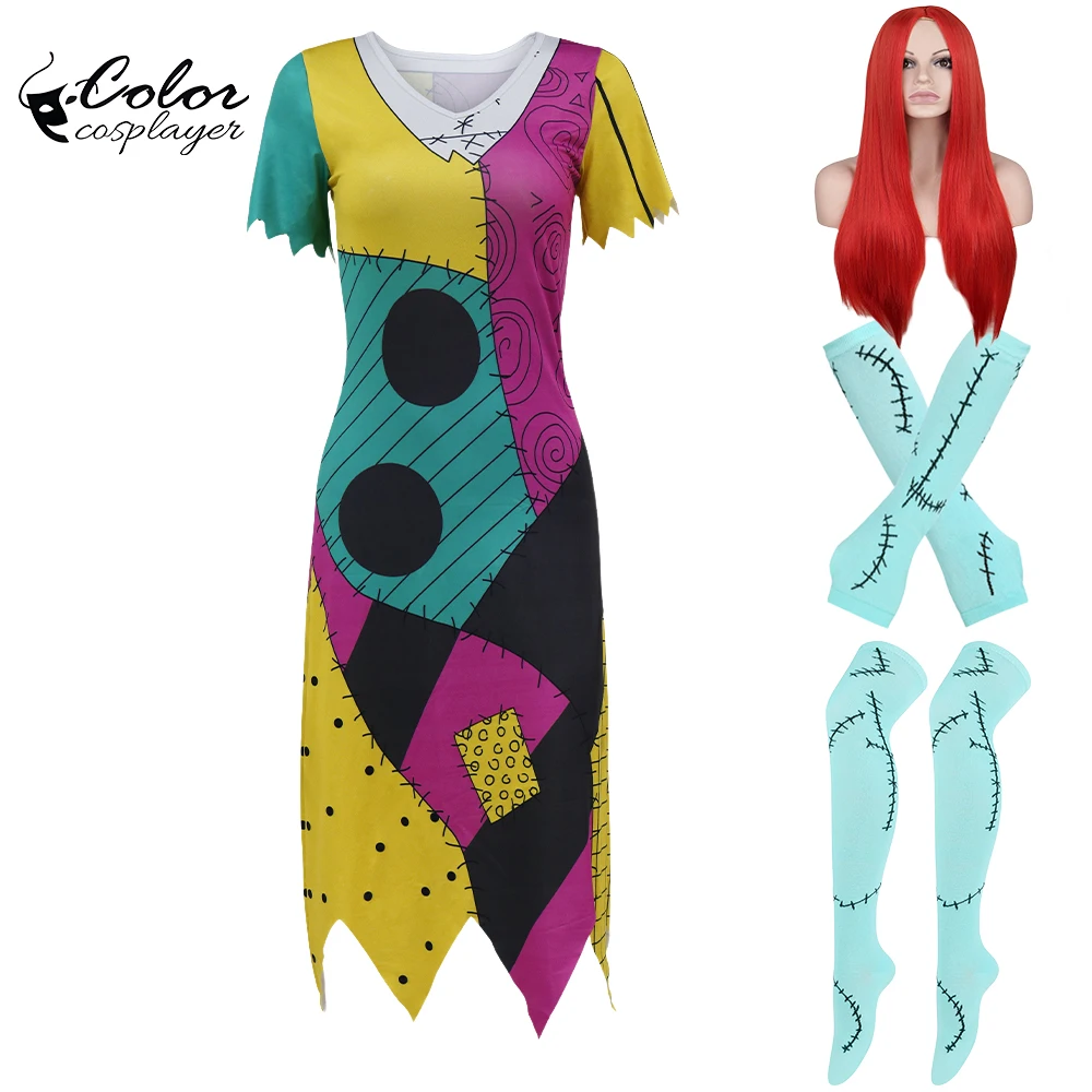 sally dress nightmare before christmas Nightmare Before Christmas Sally Costume main image 1