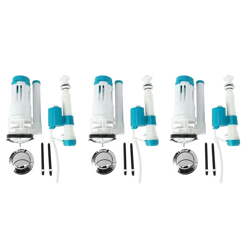 ABJI-3X Marine Double Toilet Accessories Set Outlet Valve Old Fashioned Single Drain Valve Water Tank Fittings