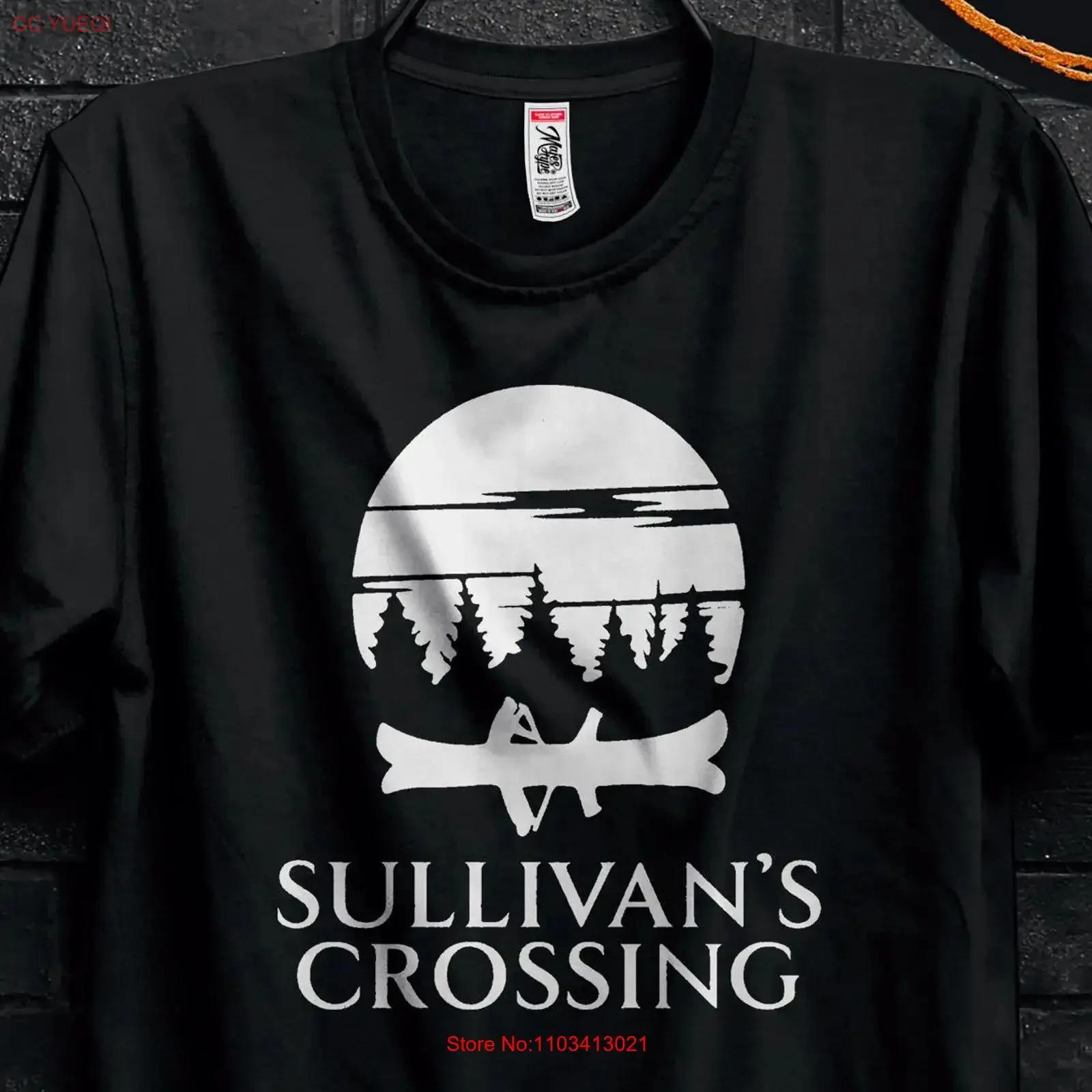 Camiseta vintage lavada de Sullivan's Crossing para fans: divertida, de TV, Sully, hombre, senderismo, naturaleza, póster, merchandising