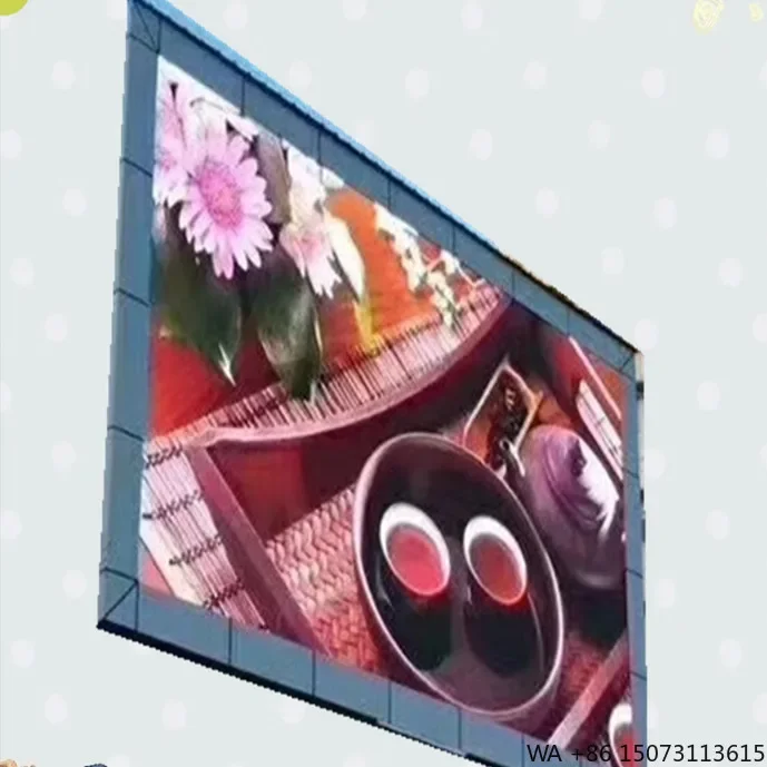 

Double Sided Front Service Cabinet LED Display Billboard High Brightness for Street Light Advertising Screen Promotion