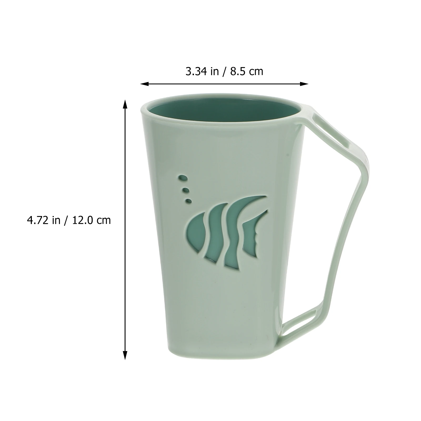 

Bathroom Cup Mouthwash Toothbrush Holder Tumbler Cups Portable Green Pp Lovers
