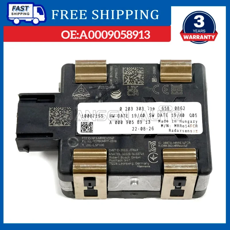 A0009057011 Distance Radar Sensor Control Unit For Mercedes Benz A0009053011 A0009056613 A0009058913 A0009052616 A0009053610