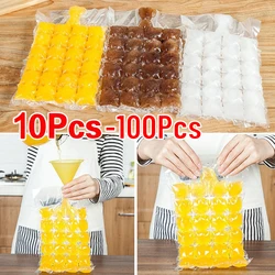 10-200PCS Disposable Ice-Making Bag Freezing Maker Ice Cube Bag Self-Seal DIY Drinking Ice Cube Tray Mold For Cocktail DIY Drink