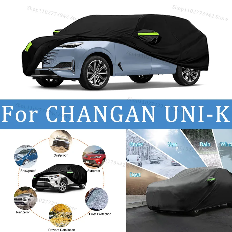 

﻿ For CHANGAN UNI-K Car Cover Car Waterproof All Weather Automobiles Full Exterior Covers - Sun-proof Outdoor Anti scratch
