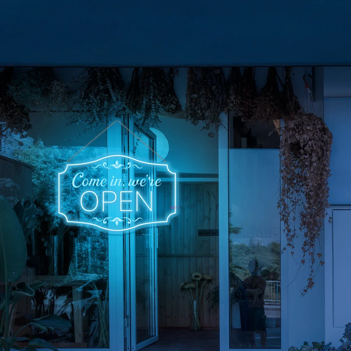 Open Sign For Business Hanging Sign We Are Open Sign Open Neon Sig Open Closed Sign Open Shop Sign Custom Storefront Sign