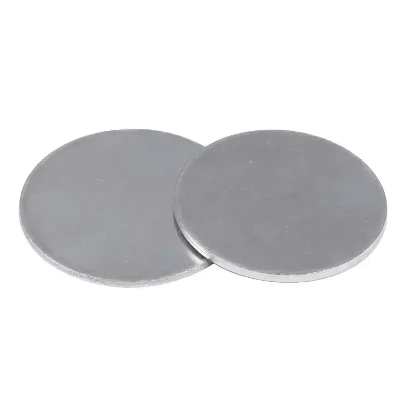 1-5pcs 304 Stainless Steel Small Round Plate Disc Solid Circular Sheet Round Disk Diameter 30~48mm Thickness 1.1/1.3/1.8/2.7mm