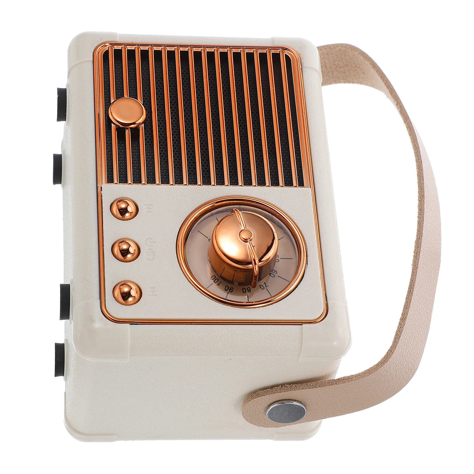 レトロミニポータブルワイヤレススピーカー コンパクトビンテージサブウーファー アウトドア旅行キャンプハイキングパーティー音楽プレーヤー