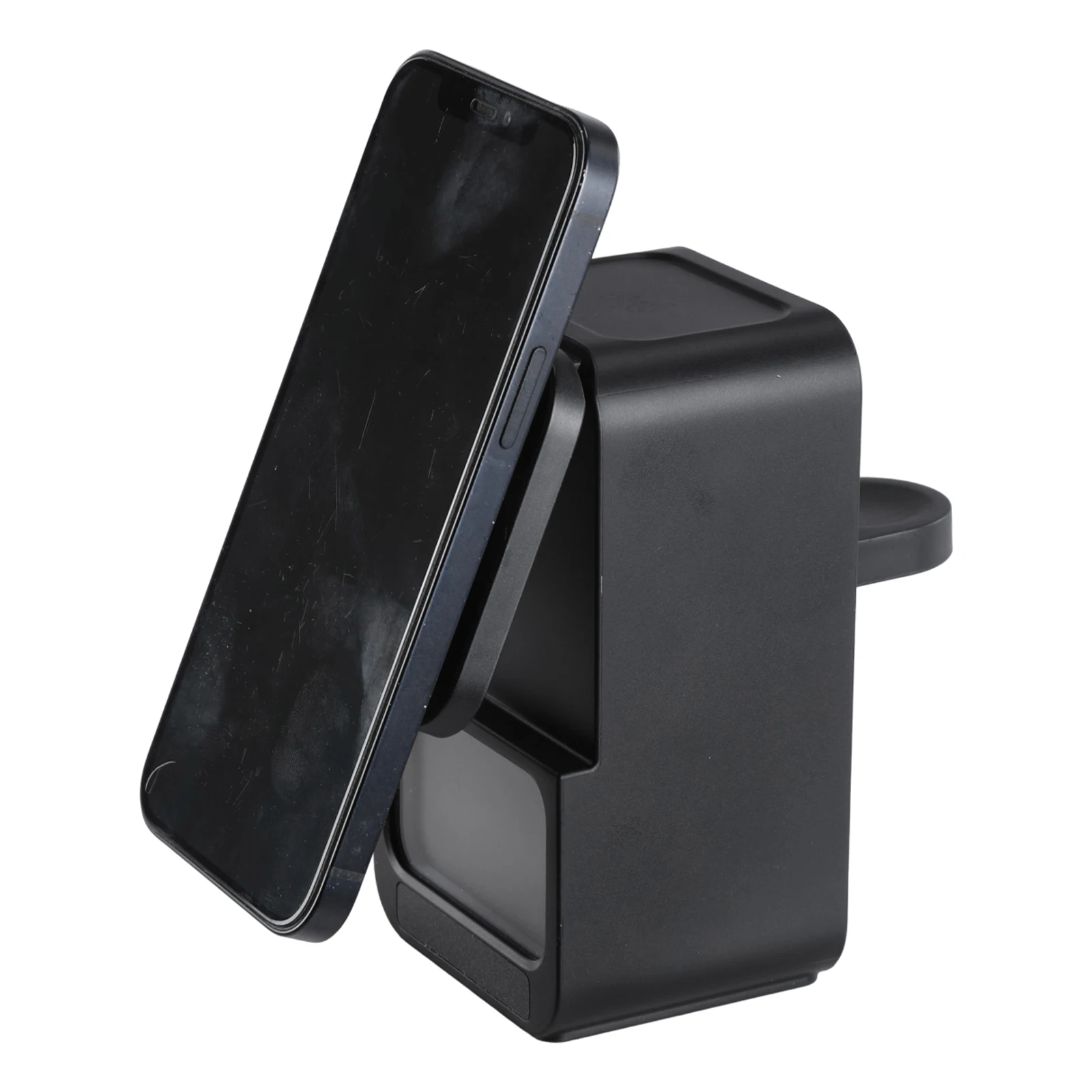 

5 in 1 Bluetooth-Compatible Speaker Wireless Charging Station 360 Adjustable Holder Magnetic Charger with Phone Stand & Night Light for Watch for iPhone 16 15 14 13 12 Pro Max