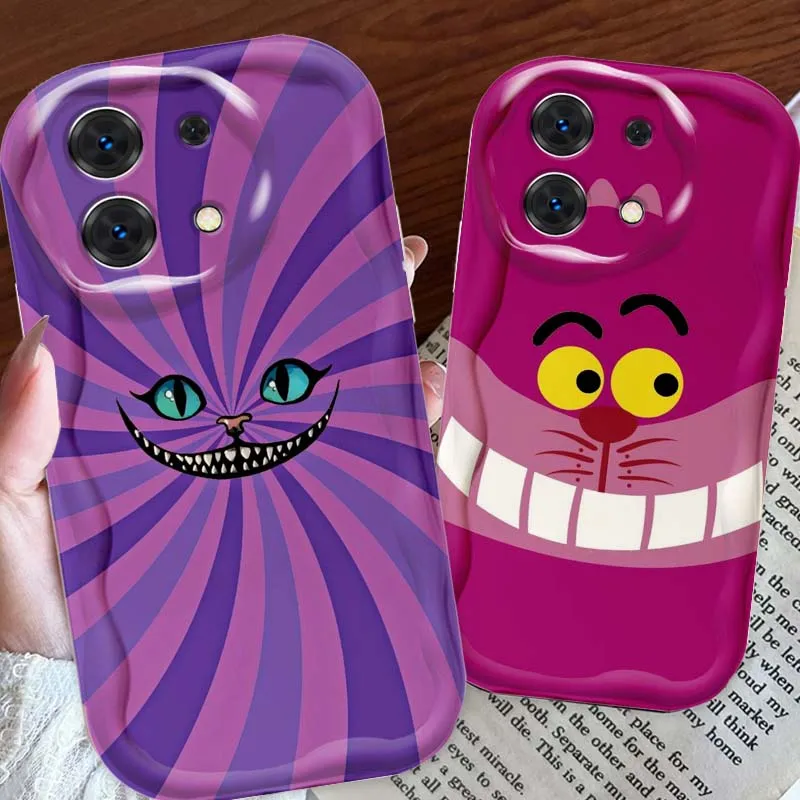 

Disney Alice Cheshire Cat For Xiaomi Redmi 9T 9A 9 9C 10 10C 12 13 13C 14C A2 A1 Plus K30 K40 K60 5G Wave Oil Phone Case