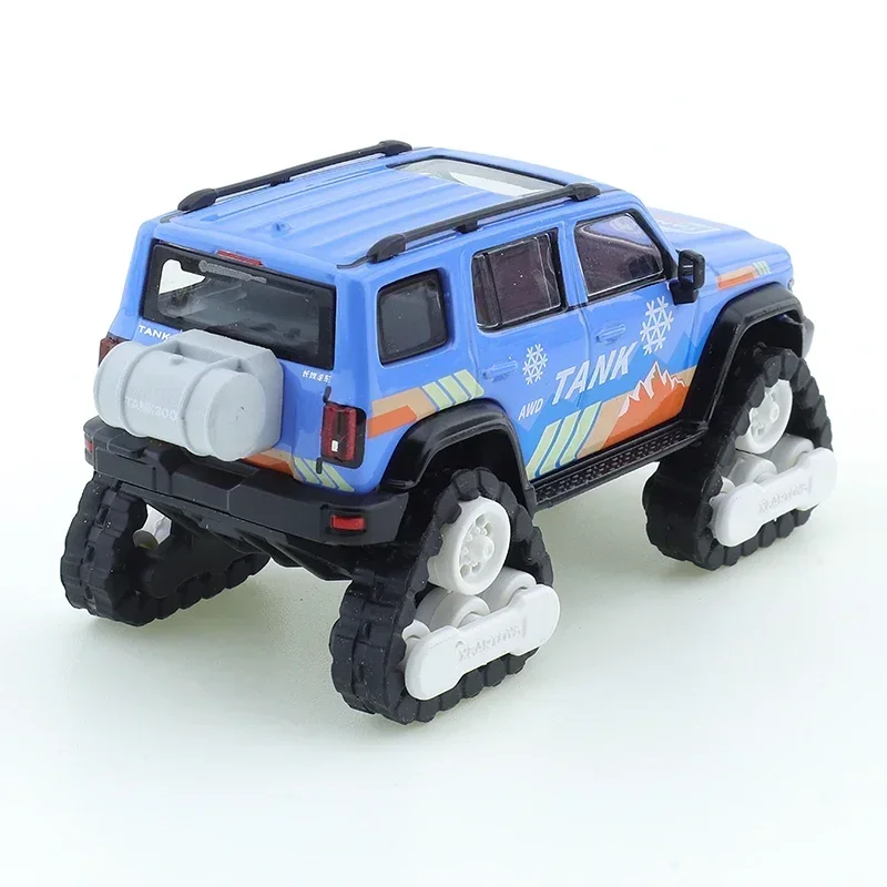 XCARTOYS 1/64 Tank 300 Off-road Set 2- Polar Ice Fields Diecast Automotive Model Ornaments Cas Toys Gift Decorations