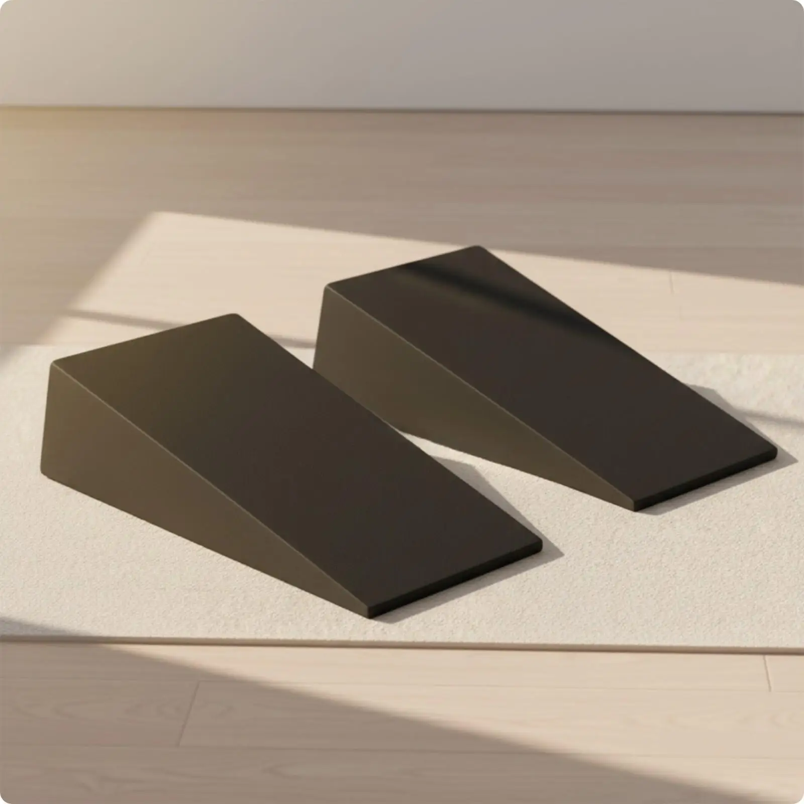 Stable Slant Board for Stretching Calf Muscles Yoga Balance Cushion EVA Foam Fitness Accessory for Flexibility Workout Routine