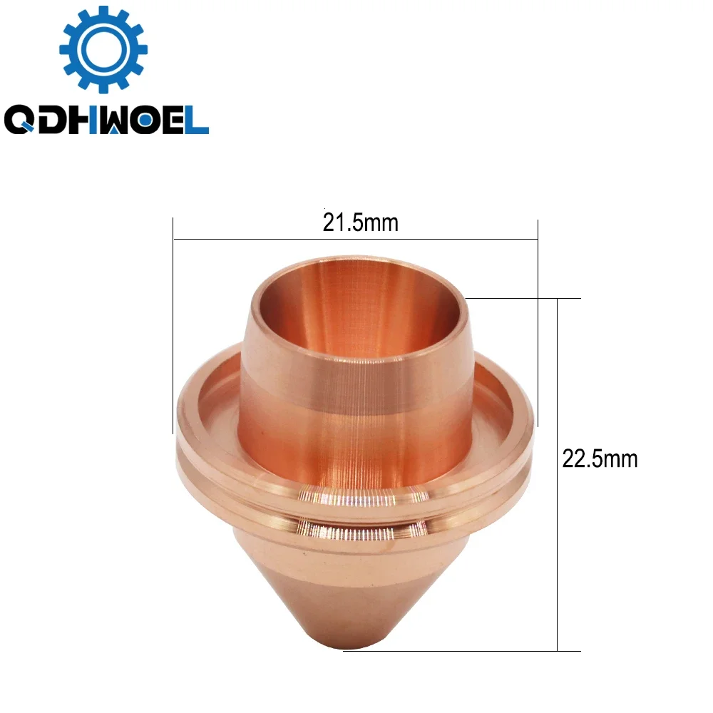 Imagem -02 - Qdhwoel-conexões de Bocal Laser de Camada Única Bocal de Corte a Laser de Fibra para Mitsubishi 10 Pcs por Lote