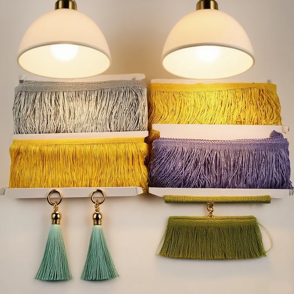 

10cm 5/10M Tassel Fringes for Clothes Dress Curtain Lace Trims Garment Decorative Ribbons Fringe Fabric DIY Sewing Accessories
