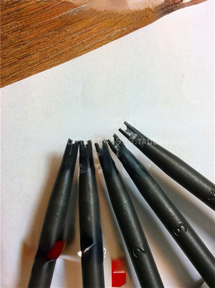 สีเขียว Handle เครื่องสำเร็จรูป,Handmade หนังเครื่องมือขัด Stick และกระดาษทราย