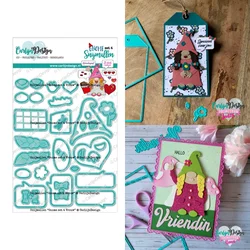 50 pz Dutch LR D(0731-0786) fustelle per il taglio dei metalli Album fotografico Scrapbooking fai da te goffratura decorativa PaperCard artigianato Die