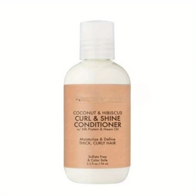 

Hibiscus Curl Shine Conditioner for Thick Curls Hydrates and defines your curls, leaving them feeling healthier.
