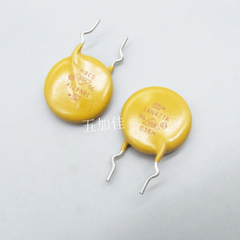 

100pcs/Taiwan JVR14N471K87PU5 14N471K 470V Chip Diameter 14 Varistor