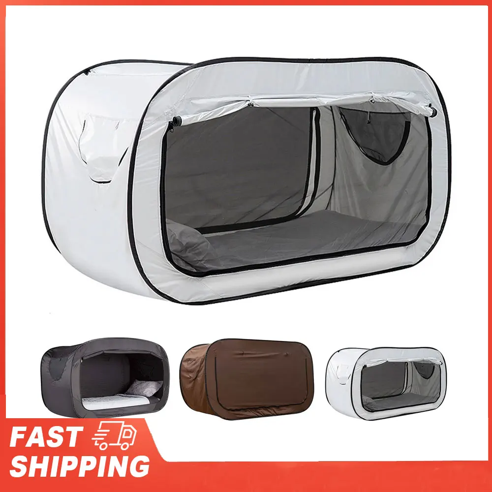 

Outdoor Folding Privacy Pop Bed Tent Camping Fully Enclosed Shading Bed Tent for Kids and Adult