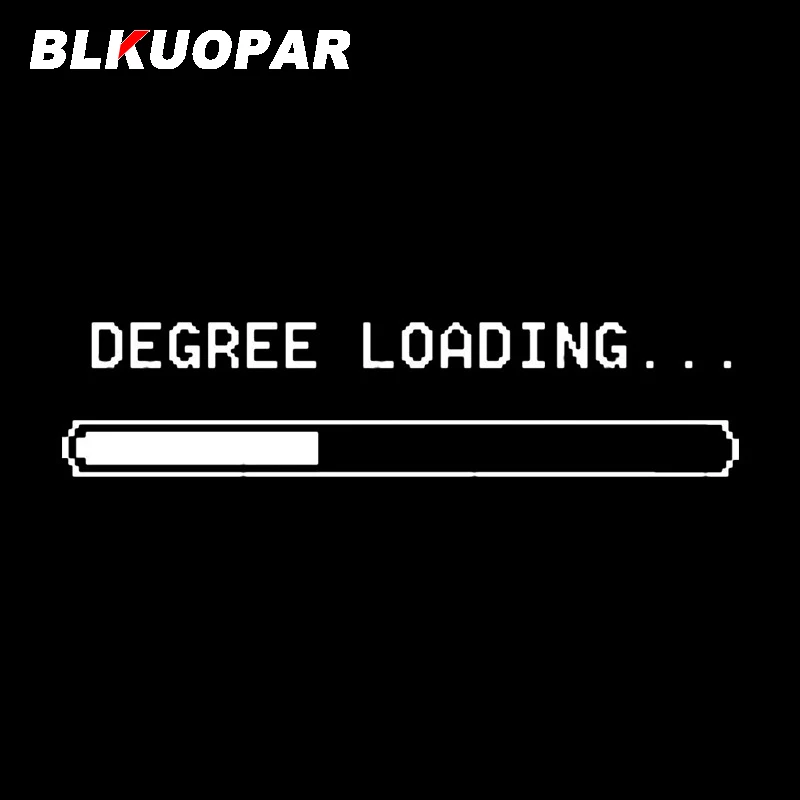 BLKUOPAR Degree Loading Car Sticker Sunscreen Waterproof Vinyl Die Cut Original Decal Air Conditioner VAN Car Door Protector