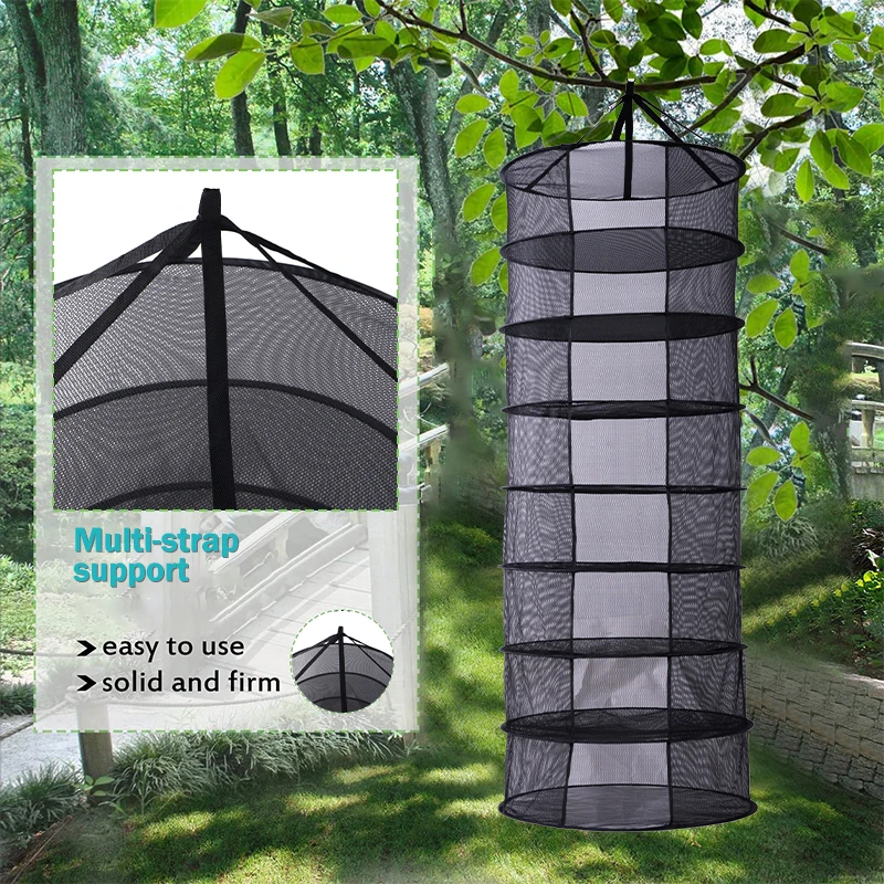 

Легко собранная на заказ черная подвесная сетчатая стойка для внутренних и наружных трав, сухая сетка, железный каркас, зеленый дом, обработанный давлением, зеленый рост T