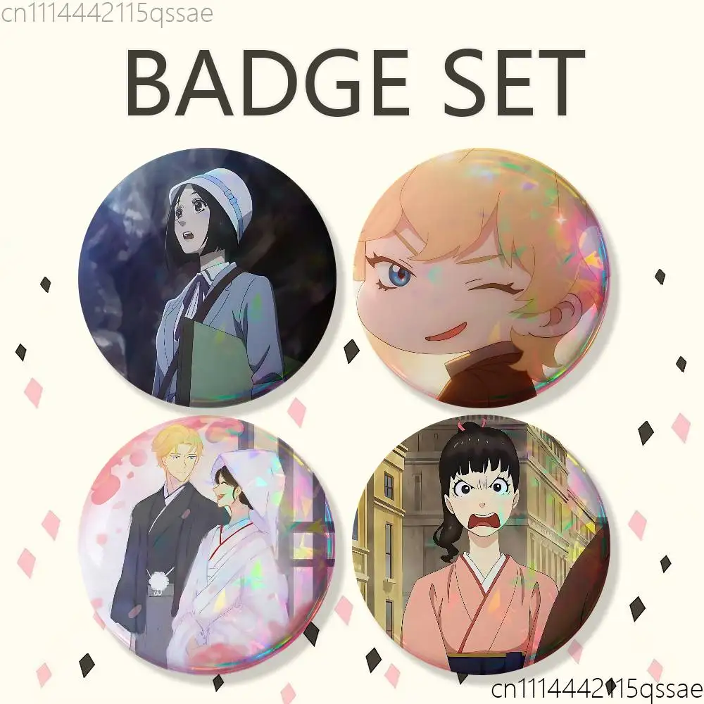 FOR Prism Rondo Lili 25/32/44/58/75mm Badges Bright Printed Icon Gift For Friends Badge Collar Brooch Lapel Pin Metal