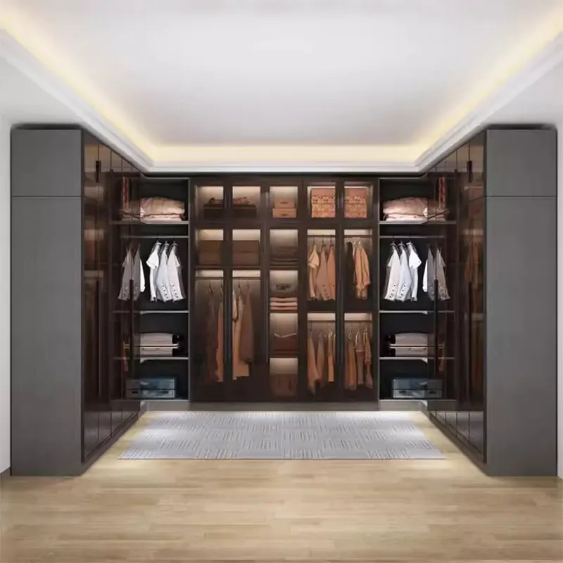 Luxury Organizer Wardrobe Doors Modern Dust Prevention Open Closets Bedroom Wardrobe Storage Cabinet Rangement Chambre Furniture