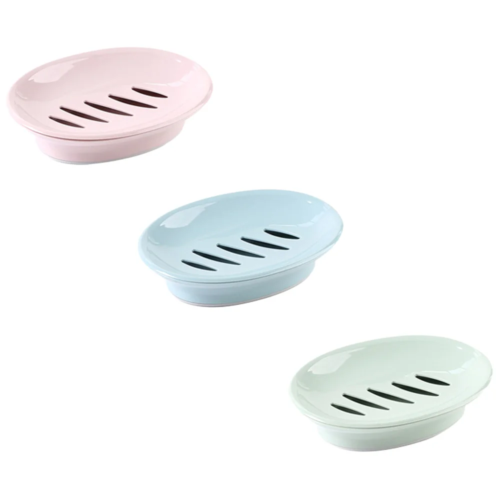 

Пластиковая мыльница овальный зеленый двойной дренаж для путешествий в тренажерном зале, ванная комната, держатель для мыльницы, круглый держатель в форме сердца