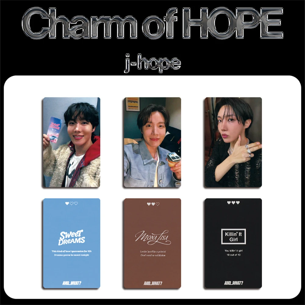 3/4 قطعة/المجموعة/مجموعة بطاقات صور KPOP J-HOPE وألبوم منفرد وماذا بطاقات بريدية ورقية عالية الدقة سحر الأمل بطاقات LOMO على الوجهين جمع الهدايا #4