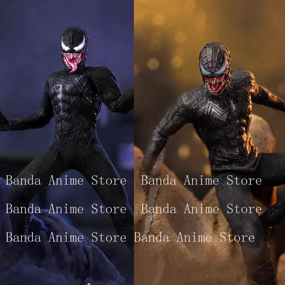 

2025 Q4 SAWTOOTH TOYS X 6in Studio STM-20251 1/12 Venom Symbiotic Variant Double Headed Carving Full Set 6in Action Figure Body