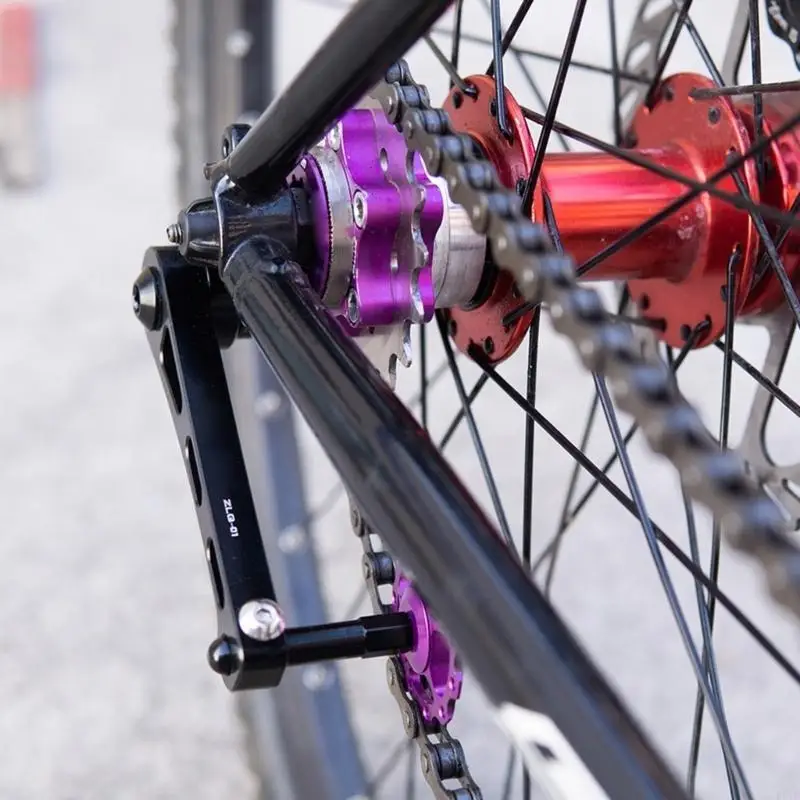 

Алюминиевый односкоростной преобразователь для велосипеда MTB, натяжитель цепи, легкий складной стабилизатор велосипедной цепи,