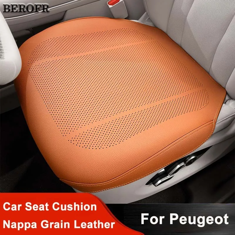 For Peugeot 208 2008 308 3008 408 4008 508 5008 107 206 301Car Seat Cushion Fit All-Season Seat Breathable Waterproof Accessores