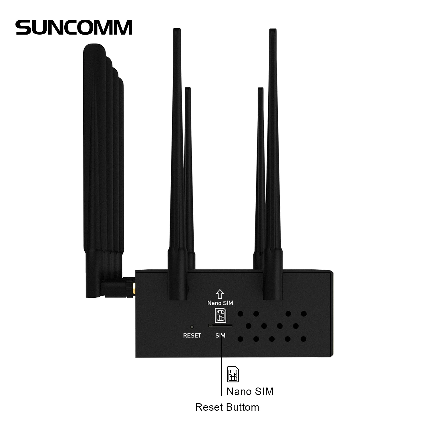 USA hot selling SUNCOMM O1 5G CPE external antenna WIFI 6 modem office t mobile home internet X62 5G router with sim card slot