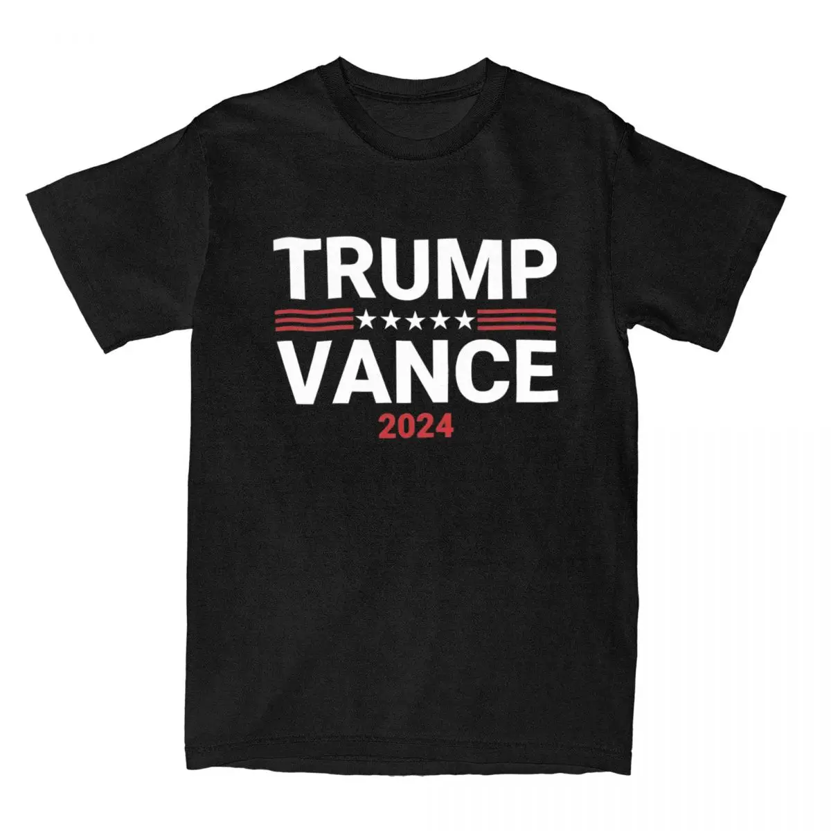 Men Women's Shirts Trump Vance 2024 Election MMGA Stuff Casual 100% Cotton Short Sleeve T Shirts Round Collar Clothing Original