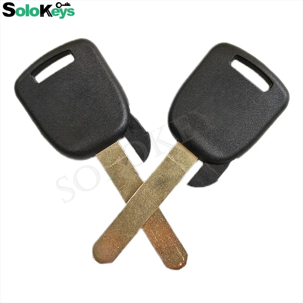 10Pcs/Lot SOLOKEYS HON66 Blade Replacement Transponder Key Shell Fob for Honda Car Holder Chip Hollow Uncut Blade Printed Logo view 4