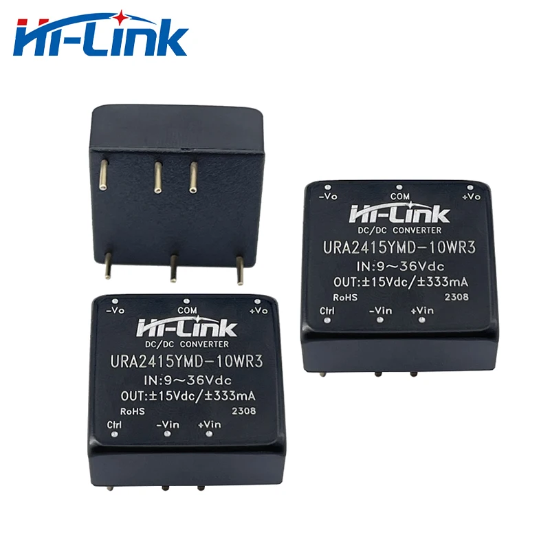 Hi-Link New Mini URA2415YMD-10WR3 10W 24V to 15V 333mA DC DC Converter Power Supply Module High Efficiency Smart Electronic