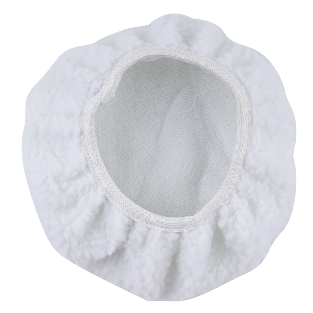 Car Polisher Polishing Pad For 9 Inch &10 Inch Imitation Lamb Cashmere Soft Wool White for bonnet Buffer Pads Car