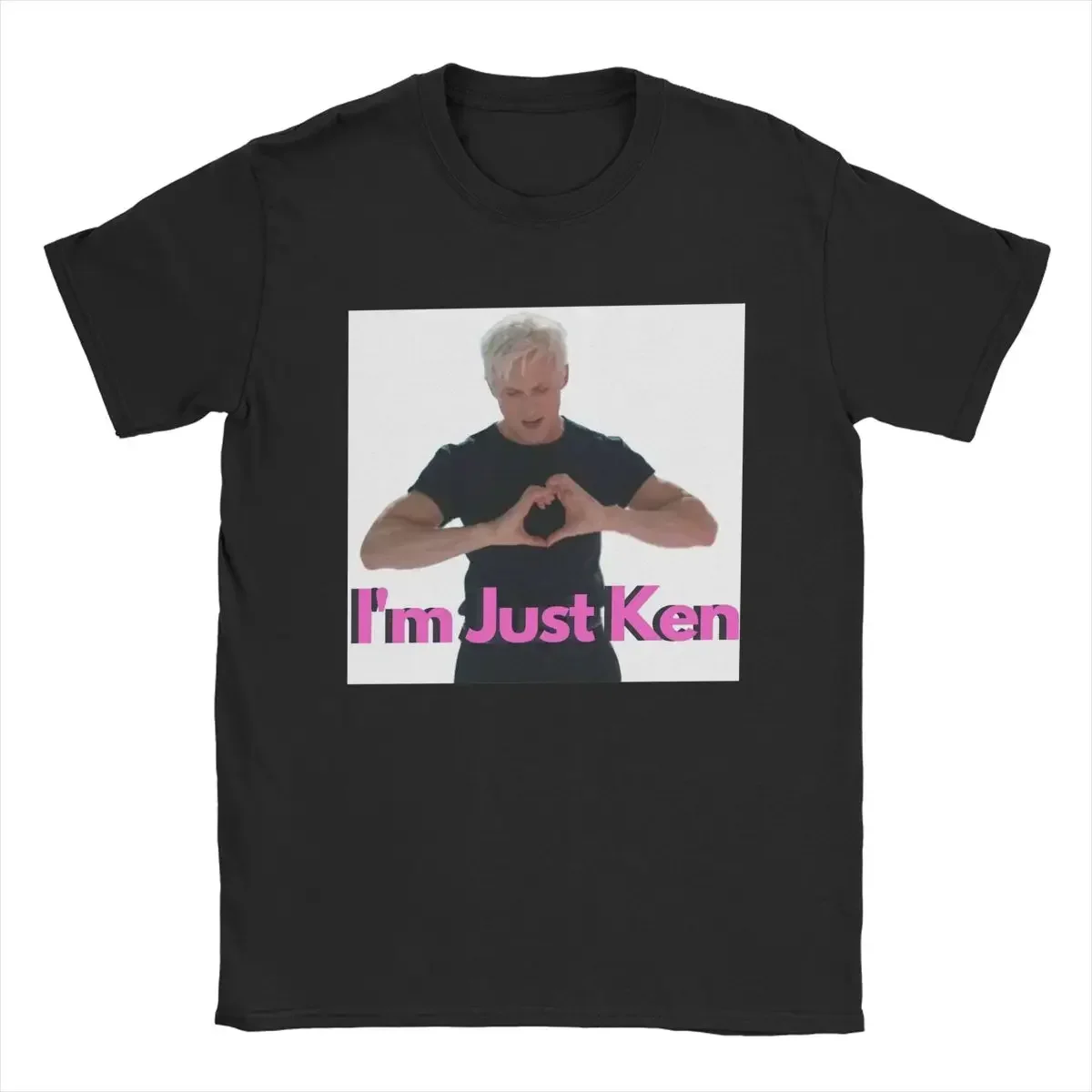 

Men I'm Just Ken Ryan Gosling Mojo Dojo Casa House T Shirts 100% Cotton Clothes Vintage Short Sleeve Tee Shirt Printed T-Shirt
