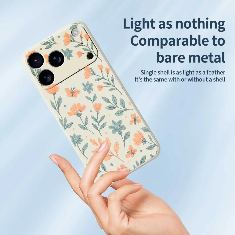 Flor fresca caso de telefone para iphone 17 pro max 17 ar 16 15 14 plus 13 12 11 pro max xs max xr 7 8 plus 16e silicone capa macia